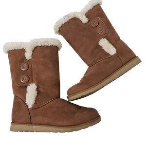 Falls Creek Faux Fur Lined Chelsea‎ Boot Size 9